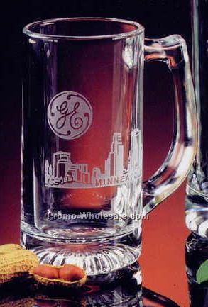 13 Oz Glass Sport Stein Mug