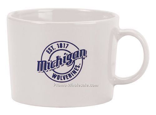 14 Oz. White Shorty Mug