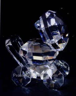 2-1/4" Optic Crystal Baby Carriage Figurine