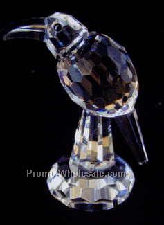 2-1/4" Optic Crystal Bird Figurine