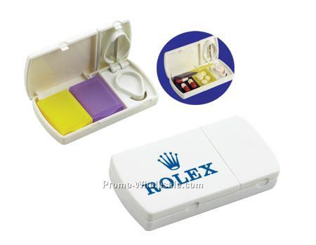 2 Color Pill Box With Cutter