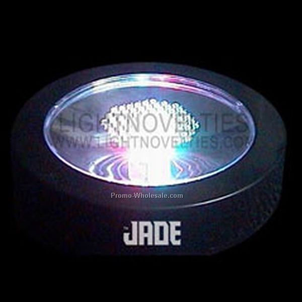 3" Light Up Coaster - Rainbow LED