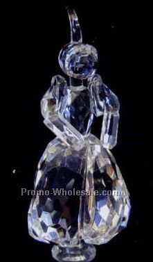 3-1/2" Optic Crystal Dancer Figurine