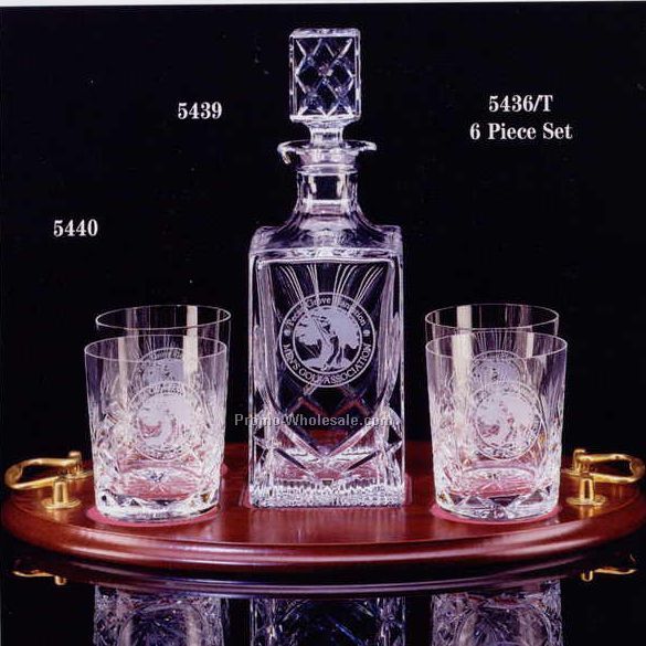 4 Piece Westgate Crystal Glass Set