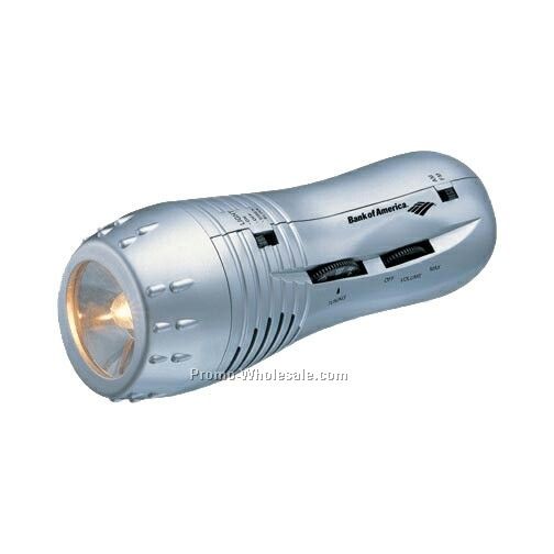 5-3/4"x2-1/2"x2" Siren Light And AM/ FM Radio