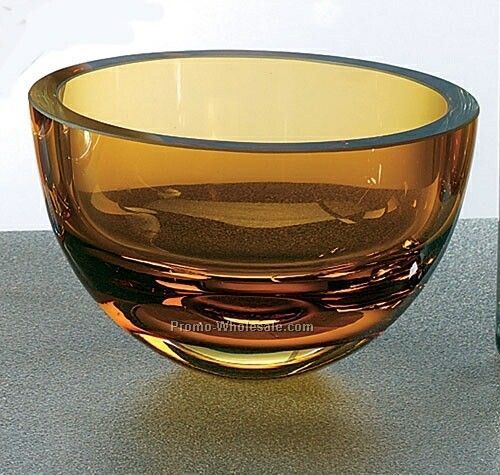 6" Amber Yellow Penelope Bowl