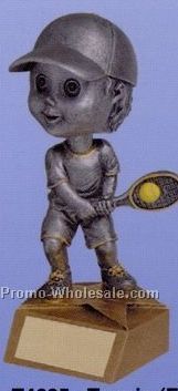 6" Bobble Head Award (Female Tennis)