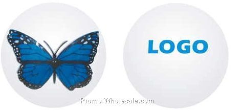 6" Inflatable Clear Beach Ball W/ Your Own Logo Banner