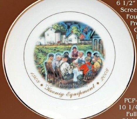 6-1/2" Porcelain Coupe Plate