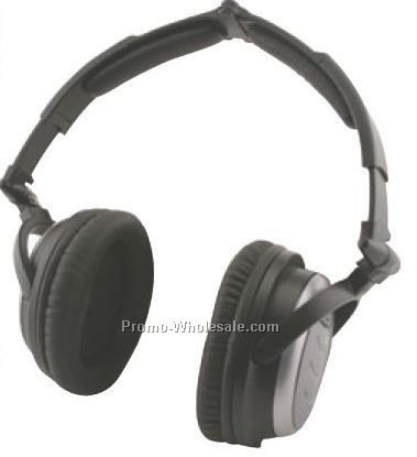 6-1/2"x8"x2-3/4" Noise Cancellation Folding Stereo Headphones