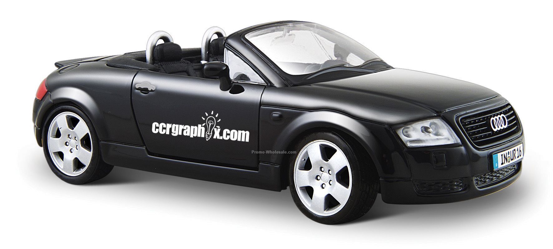 7"x2-1/2"x3" Audi Tt Roadster Die Cast Replica Car