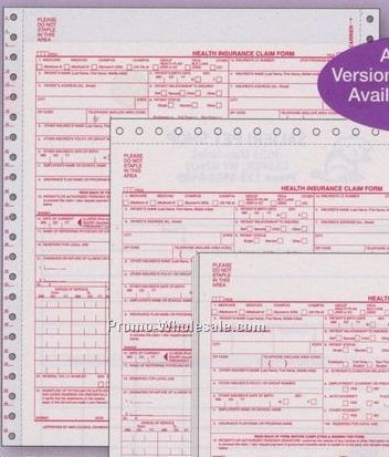 8-1/2"x11" 2007 Ada Continuous 2 Part Claim Form