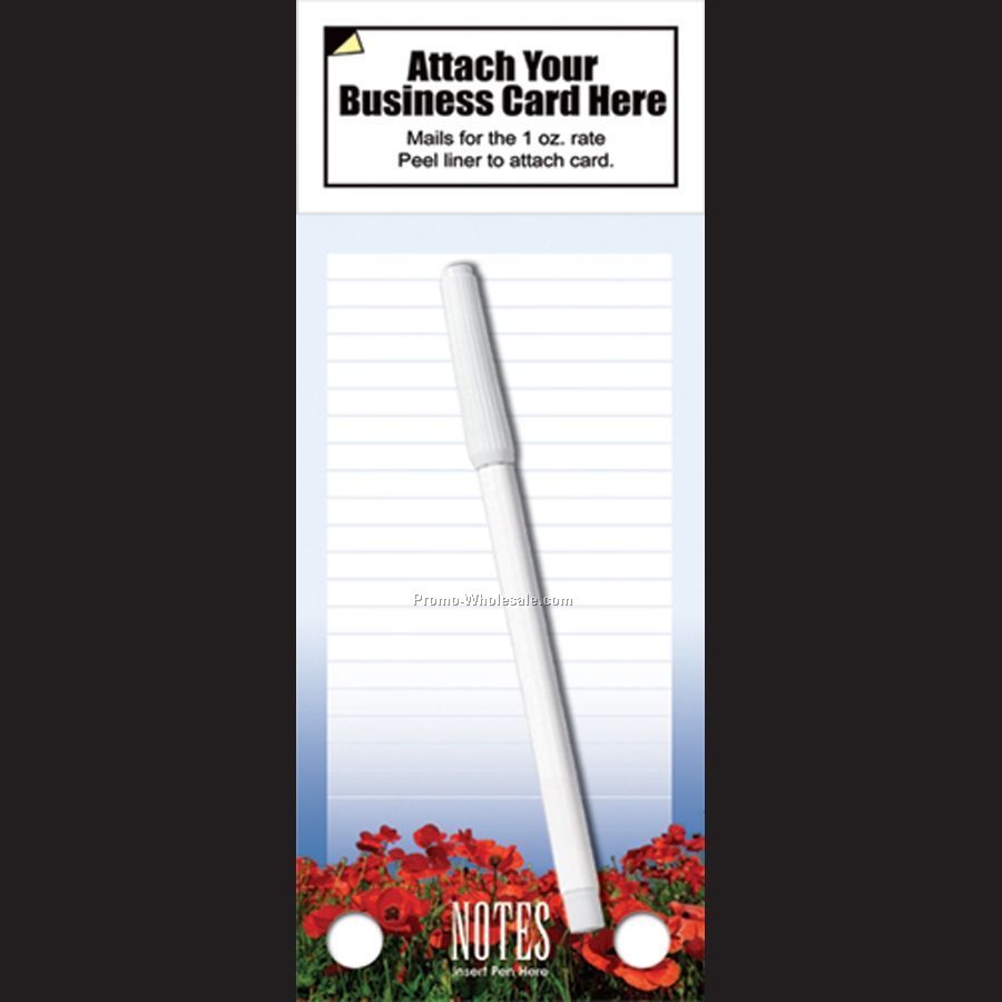 Adboards Red Poppies Mini Memo Board