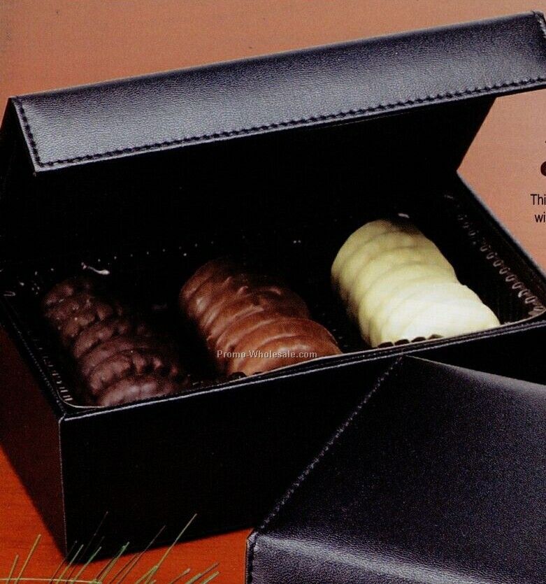 Best In Class Faux-leather Box W/ Gourmet Cookie Selection