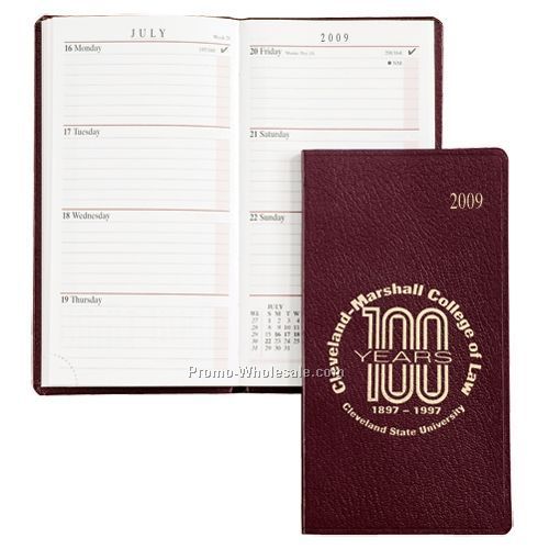 Burgundy Sun Graphix Savanna Professional Planner (White Paper)