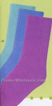 Ceil Blue Landau Crew Socks (9-11)