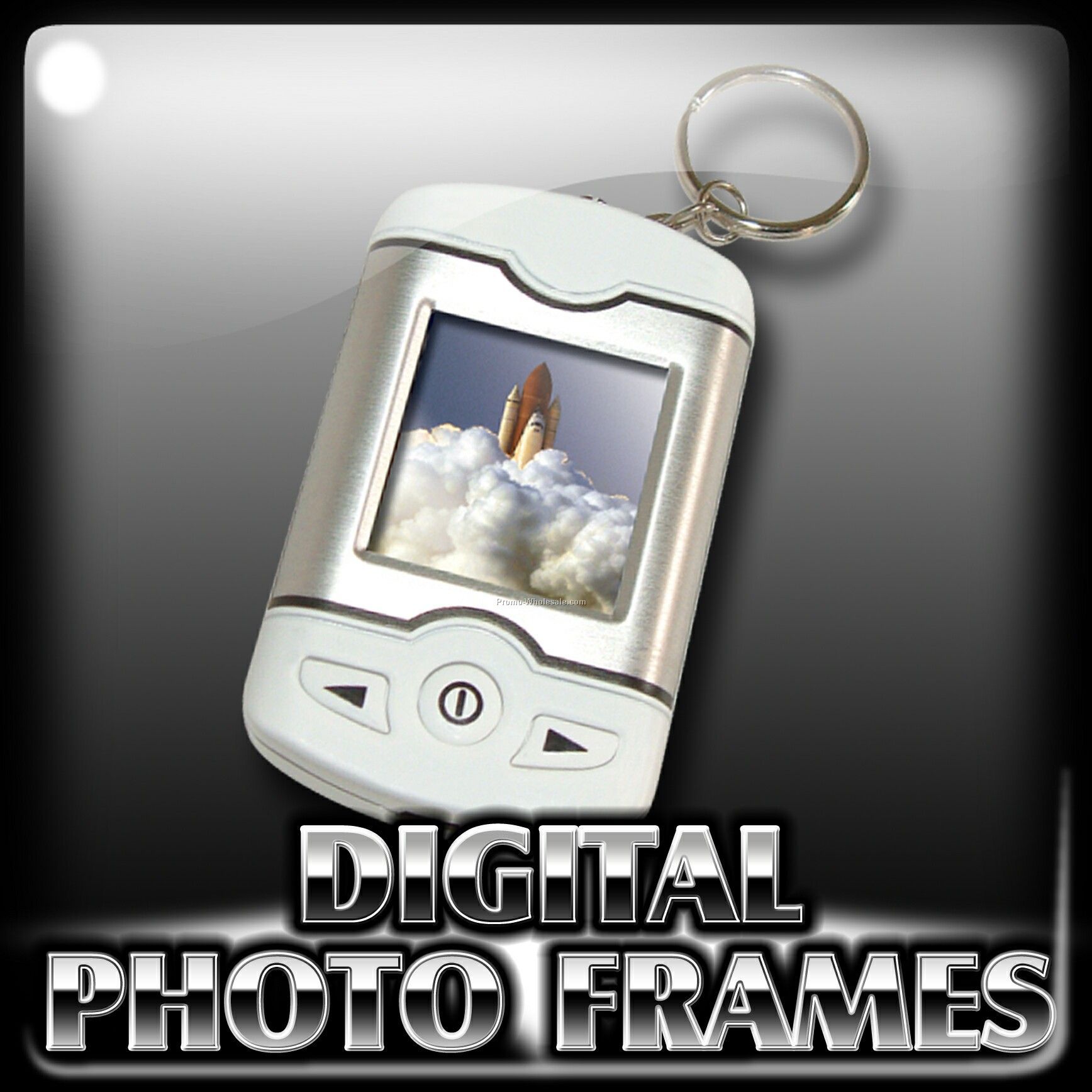 Digital Photo Frame; Vertical Rectangle-shaped Keychain