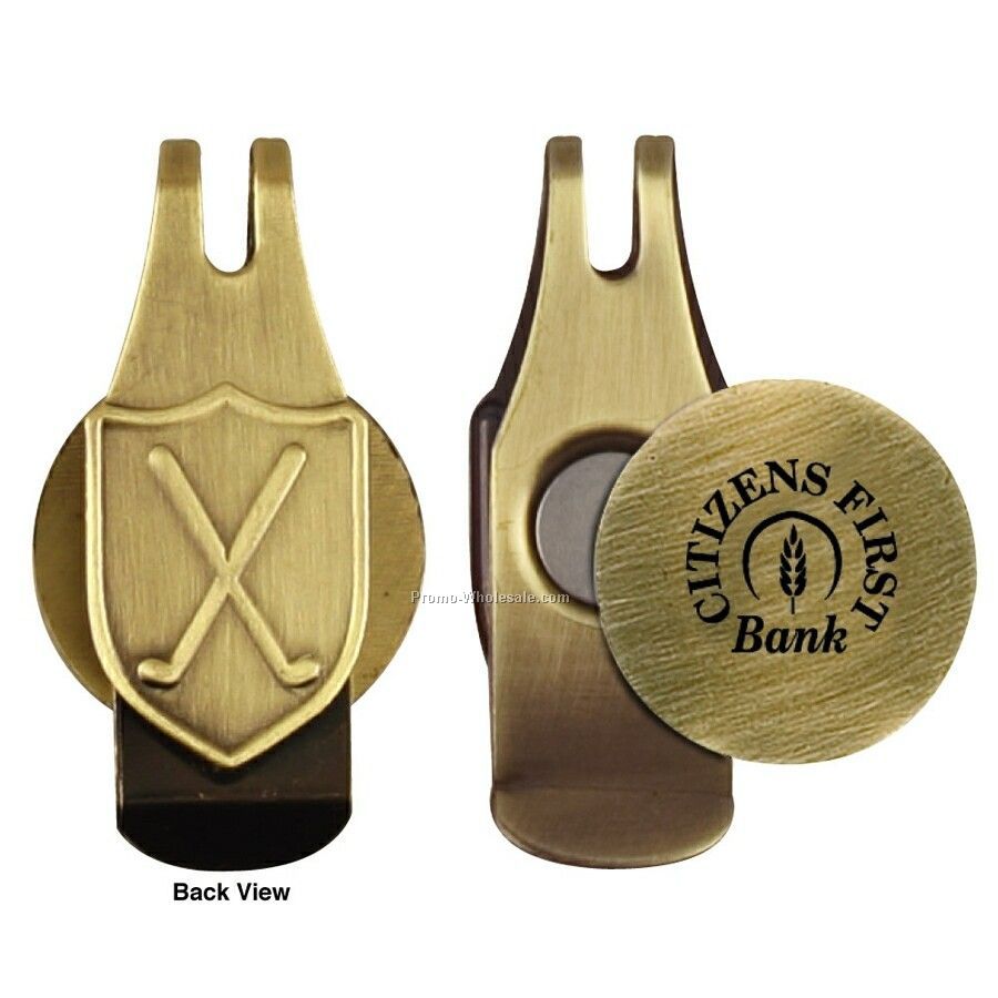 Engraved Ball Maker Hat Clip