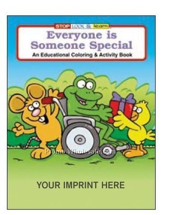 Everyone Is Someone Special Coloring Book Fun Pack