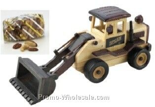 Front End Loader - Wooden - Deluxe Mixed Nuts (No Peanuts) 5 Oz.