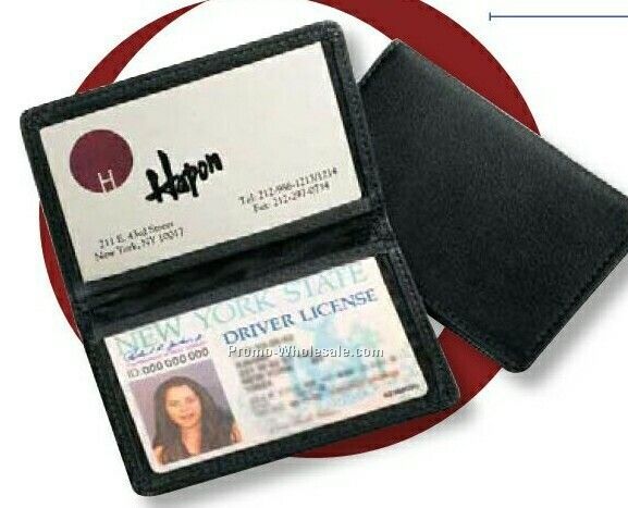 Genuine Leather Id Holder