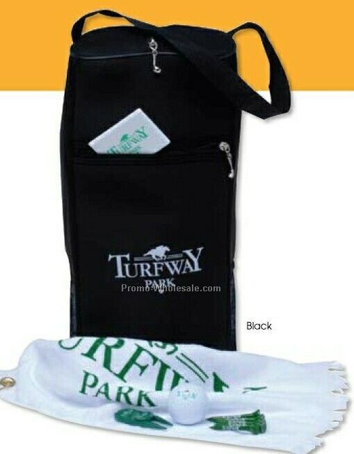 Golf Shoe Bag Tournament Pack W/ Maxfli Noodle Long & Soft Golf Balls