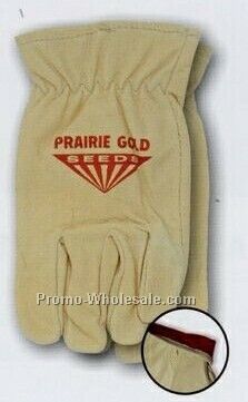 Grain Pigskin Thermal Lined Drivers Glove (Large)