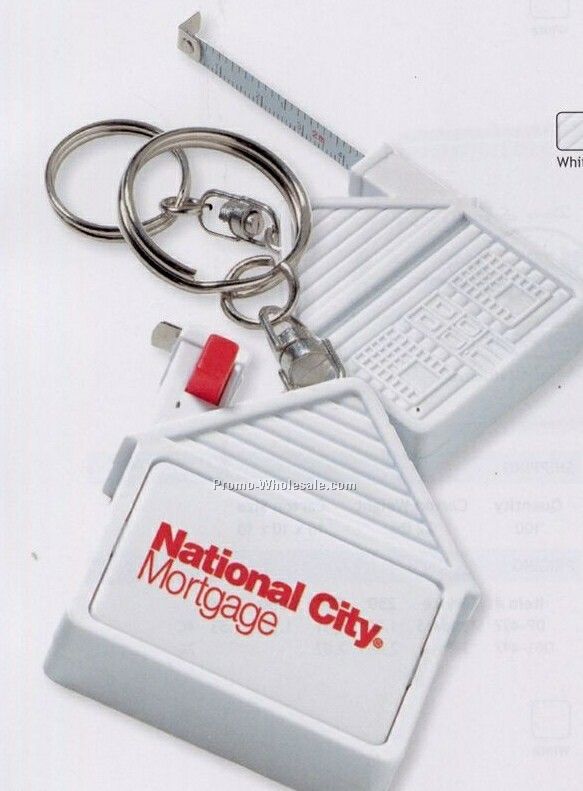 House Tape Measure/ Key Tag (3 Day Shipping)