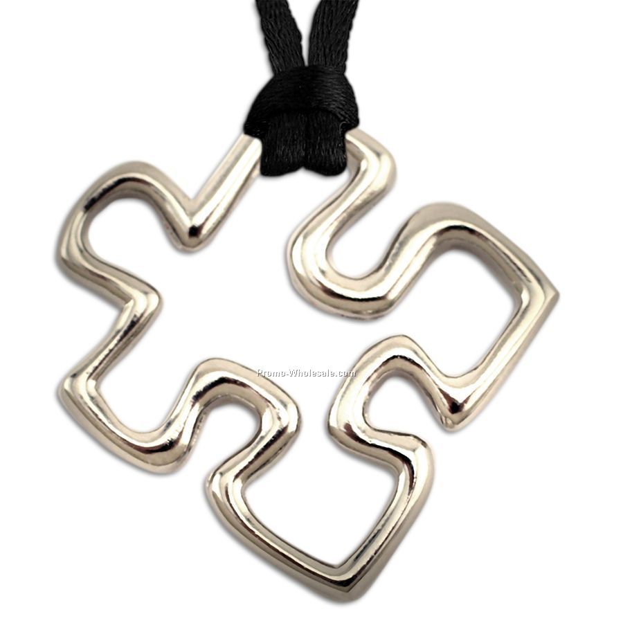 Inspirering Pendant - Autism Awareness Puzzle Shape