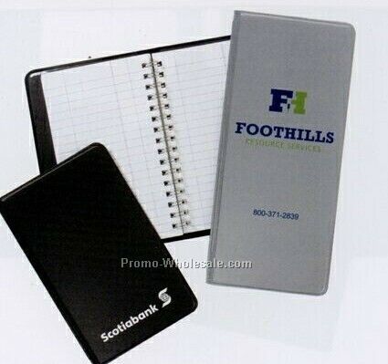 Large Swade Vinyl Wirebound Tally Book