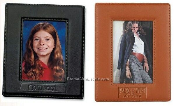 Leather Toscana Easel Photo Frame - 5"x7" Photo