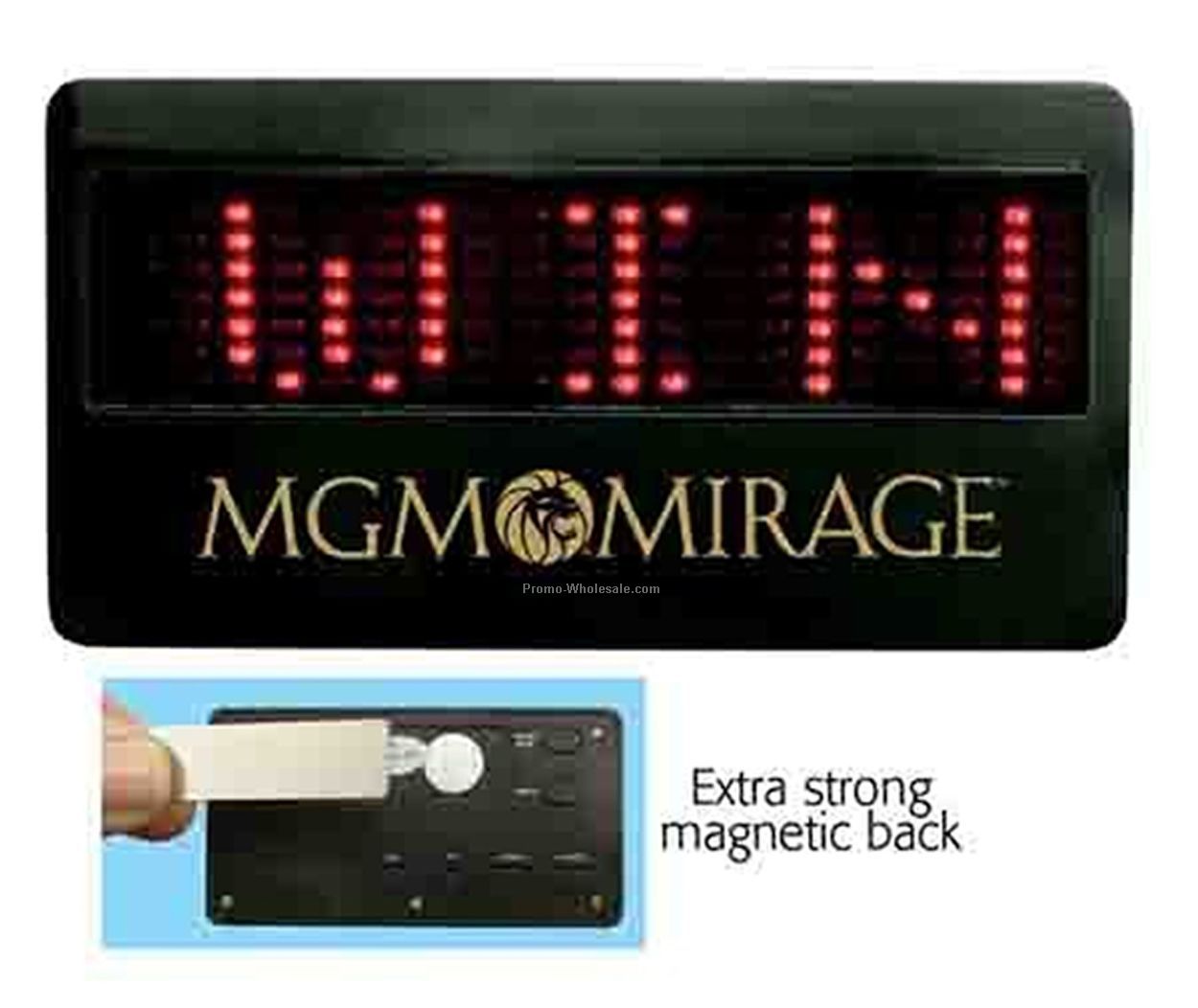 Light Up Message Badge - Red LED