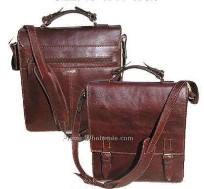 Mahogany Hampton Leather Workbag