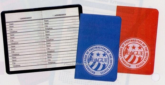 Mini Address Book (Standard Vinyl Colors)