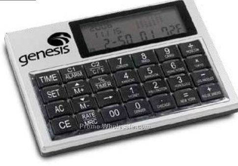 Newton 12 Digit Calculator With World Time Function