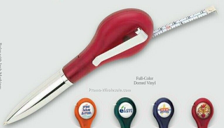 Orange Cental 2-in-1 Ballpoint Pen/ Tape Measure