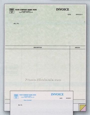 Parchment Laser Professional Invoice (1 Part)