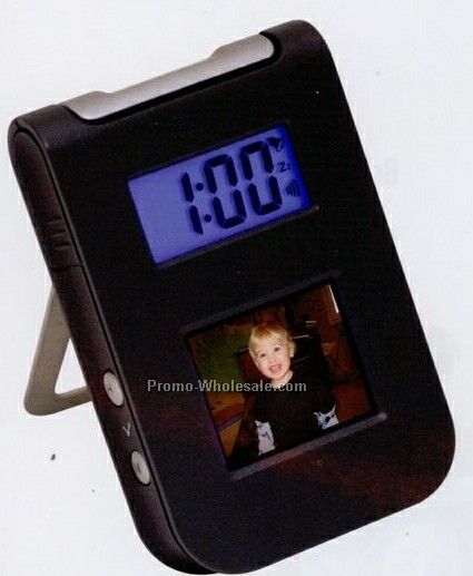 Photo Viewer W/ Alarm Clock