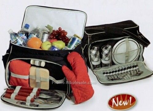 Picnic Plus 4 Person Set Bbq Cooler Picnic Set