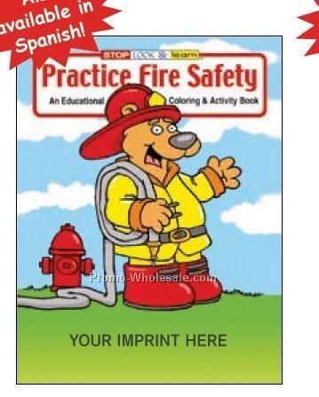 Practice Fire Safety Coloring Book Fun Pack