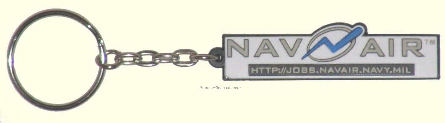 Pvc Plastic Key Chain Or Pin (1-1/4")