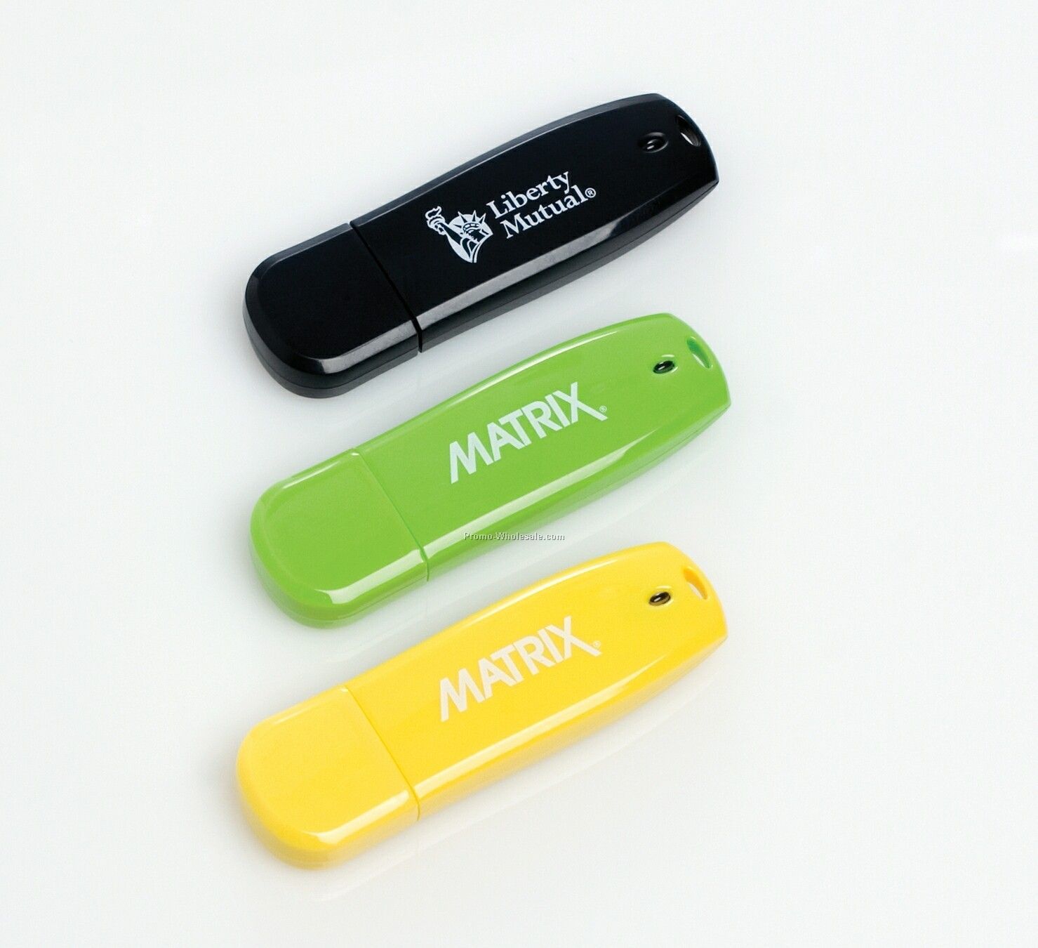 Sleek Designer USB Flash Drive W/Plastic Case