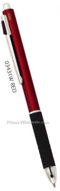 Slim 3-in-1 Series Pen (Red) (Laser Engraved)