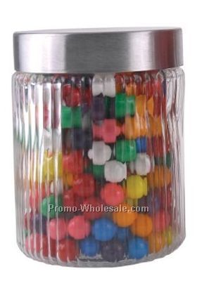 Small Line Jar W/ Jelly Beans