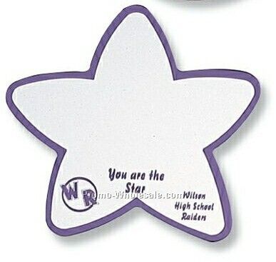 Star Shaped Acrylic Mirror Button/ Magnet