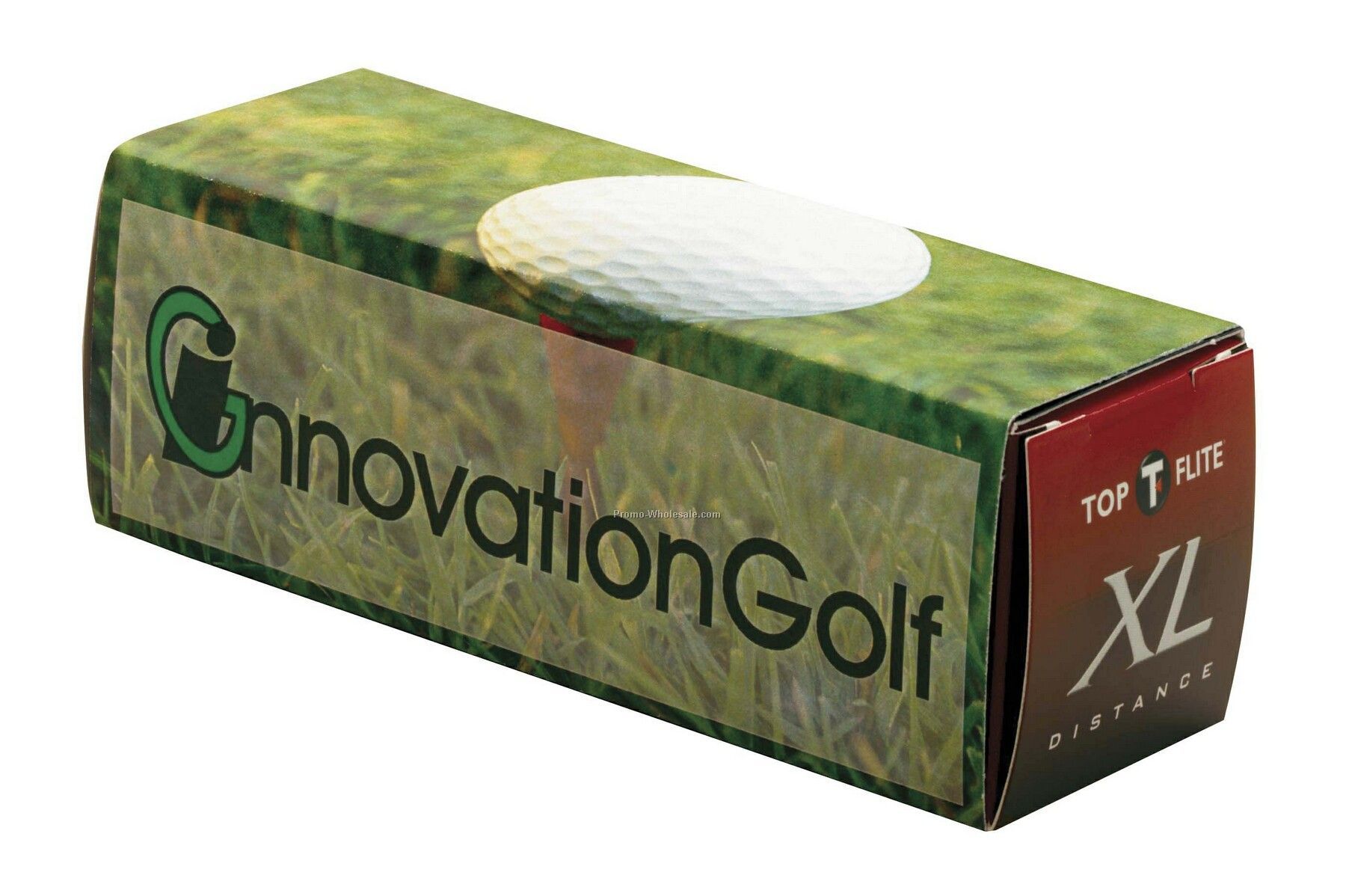 Tee Off Top Flite Xl Distance 3-ball Custom Golf Ball Sleeve