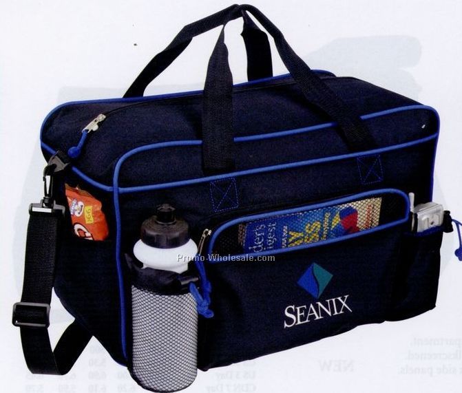 The Collegiate Duffel Bag With Sport Bottle