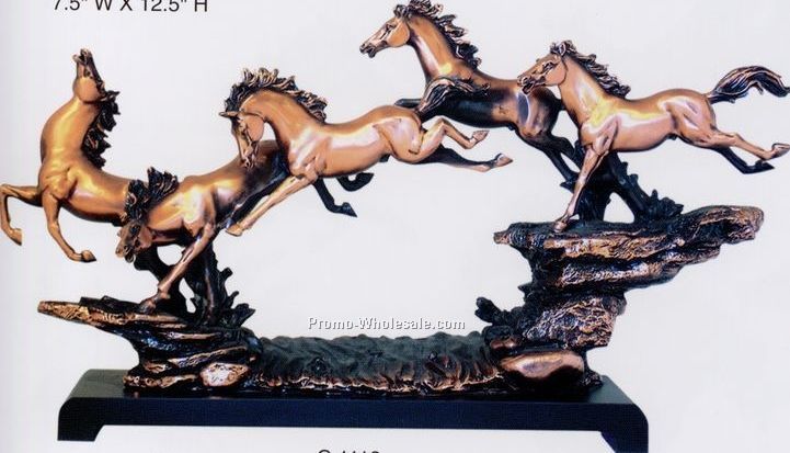 The Horse Group Figurine