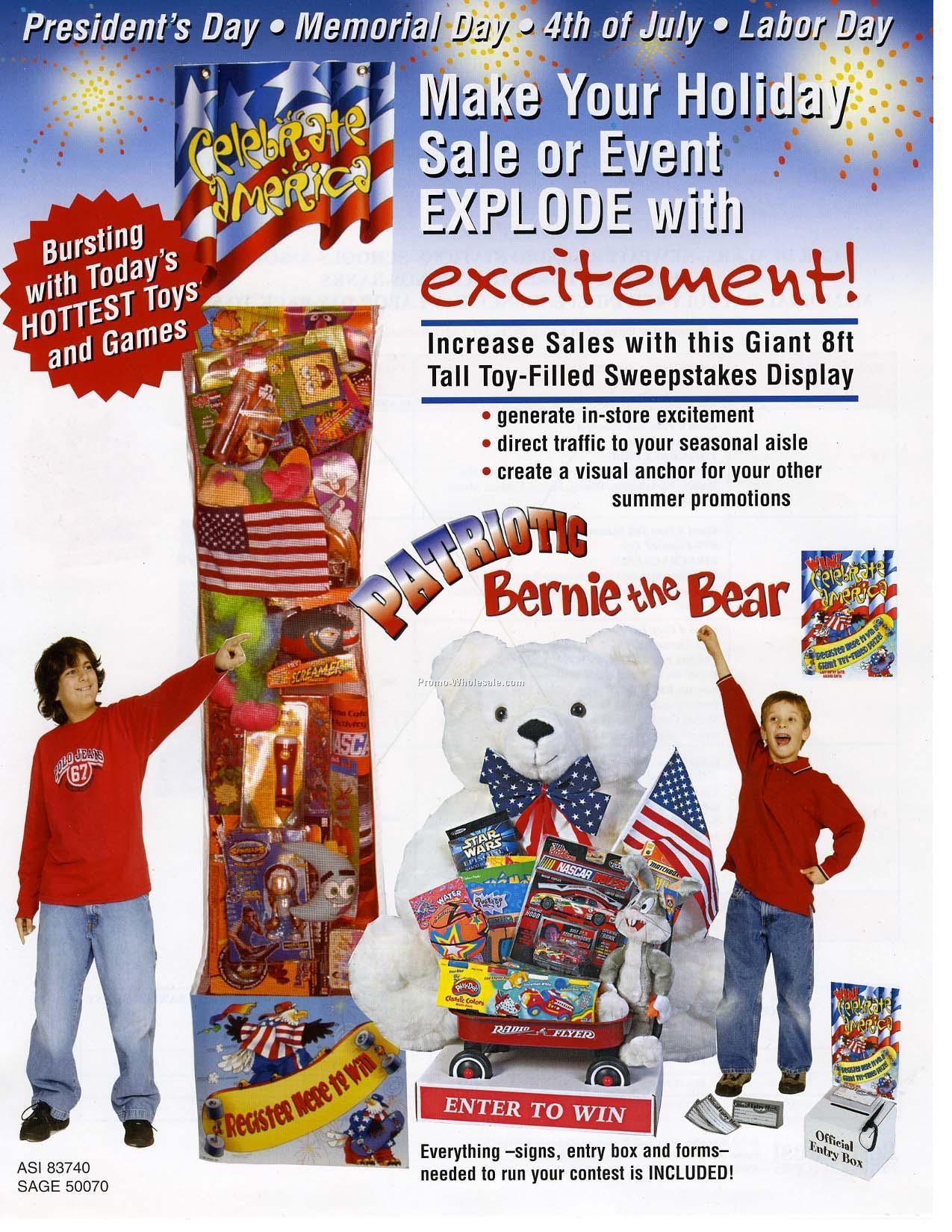 The World's Largest 6' Promotional Hanging Standard America Stocking