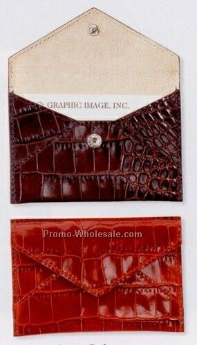 Traditional Premium Leather Mini Envelope